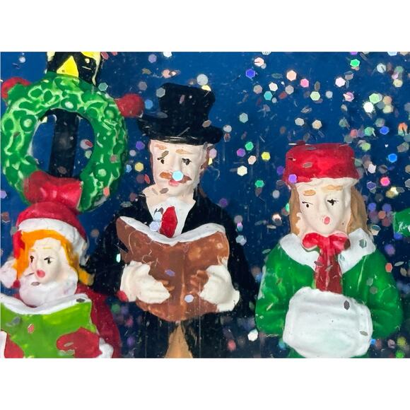 Christmas Snow Globe Red Book Glittering Lantern Swirling Christmas Decor 269.99 - Picture 13 of 15